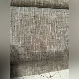 3 yards gray slub textured fabric
